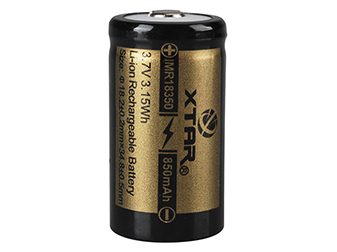 IMR 18350 850mAh Battery